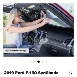 SunShade - For Ford F-150 - Silver and black dual purpose